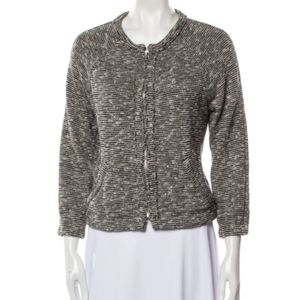 Isabel Marant Etoile Tweed Pattern Jacket Black White Size 40